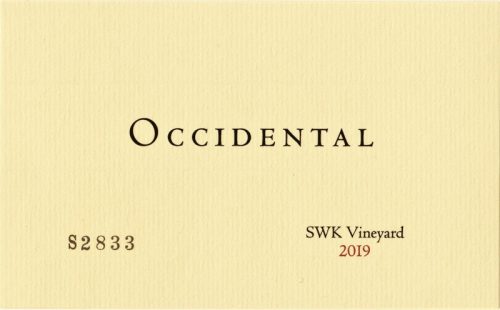 Pinot Noir 'SWK Vineyard', Occidental [by Steve Kistler]