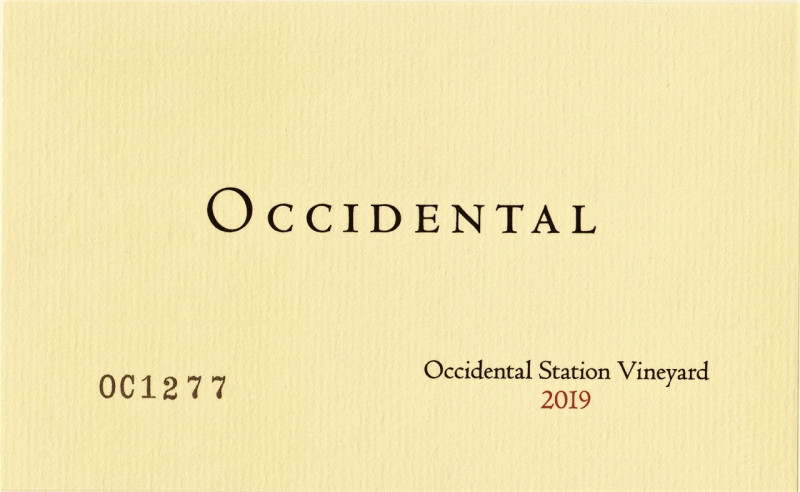 Pinot Noir Occidental Station Vyd Occidental by Steve Kistler