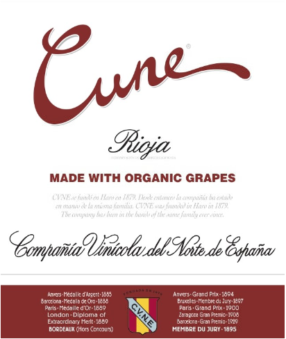 Rioja Organic Cune CVNE