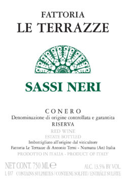 Rosso Conero Riserva 'Sassi Neri'