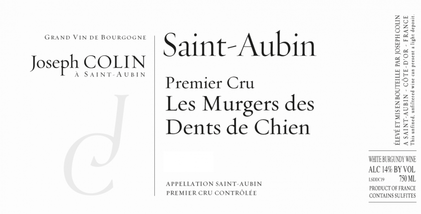 SaintAubin 1er Murgers des Dents de Chien