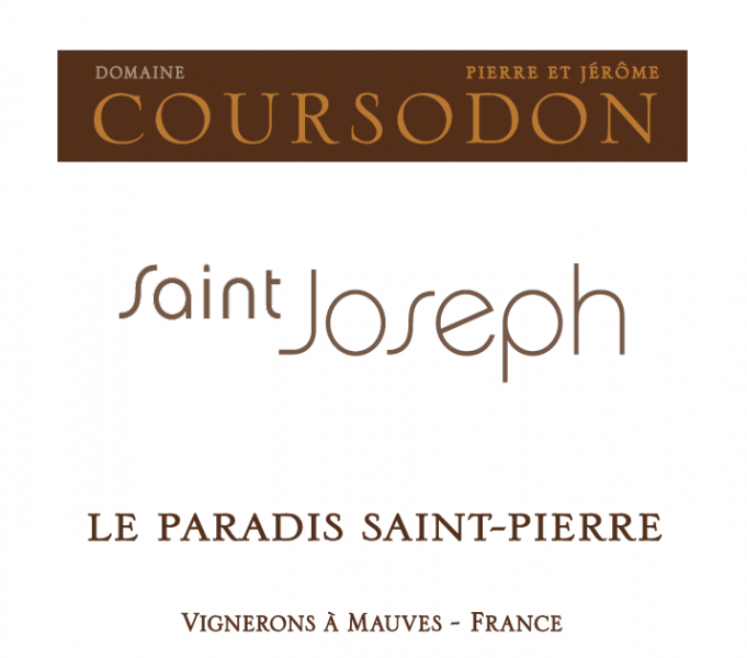 SaintJoseph Blanc Le Paradis SaintPierre Domaine Coursodon