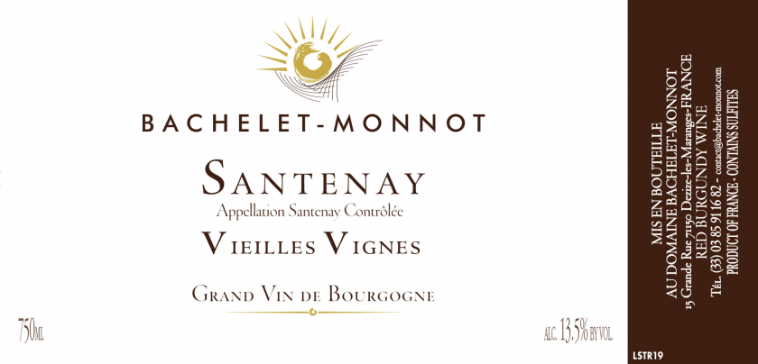 Santenay Rouge Vieilles Vignes BacheletMonnot