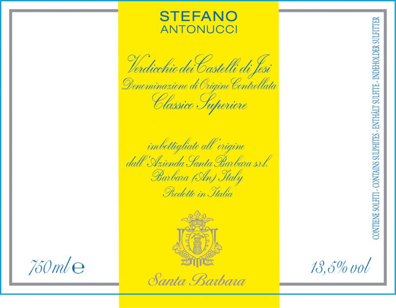 Verdicchio dei Castelli di Jesi Classico Superiore Stefano Antonucci