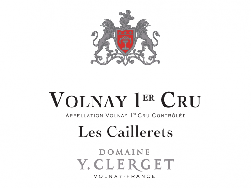 Volnay 1er Caillerets Domaine Yvon Clerget