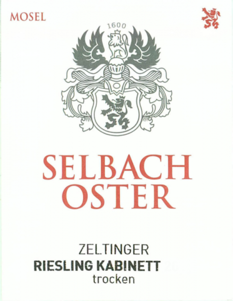 SelbachOster Zeltinger Riesling Kabinett Trocken