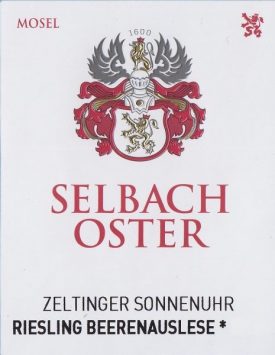 Zeltinger Sonnenuhr Riesling BA*