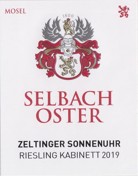 Selbach-Oster Zeltinger Sonnenuhr Riesling Kabinett