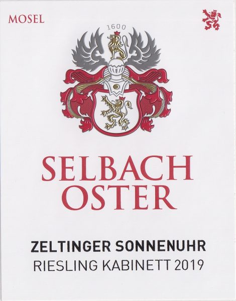 SelbachOster Zeltinger Sonnenuhr Riesling Kabinett