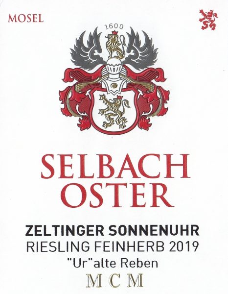 Zeltinger Sonnenuhr Uralte Reben Riesling Sptlese Feinherb