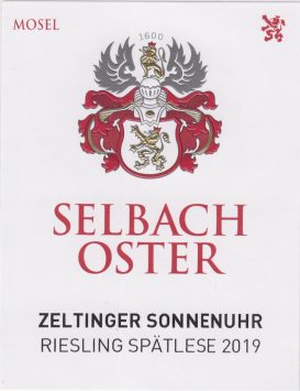 Zeltinger Sonnenuhr Riesling Spätlese* [Library Release]
