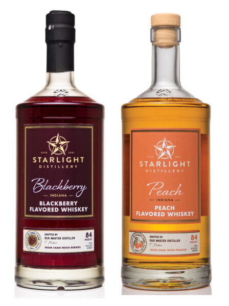 Combo Pack 6btls each Blackberry and Peach Whiskey