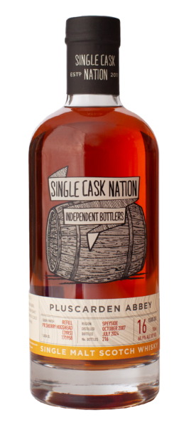Pluscarden Abbey 2007  16 Year Refill PX  CT Cask 171958