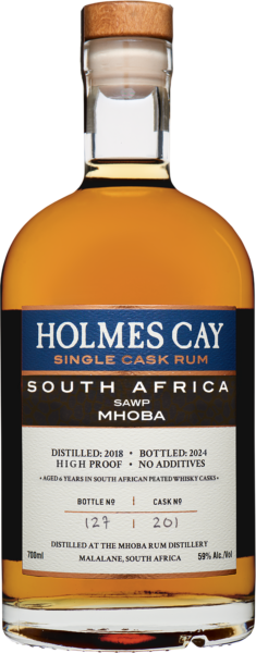 Single Cask Rum South Africa  MHOBA 2018  Peated Whisky Cask