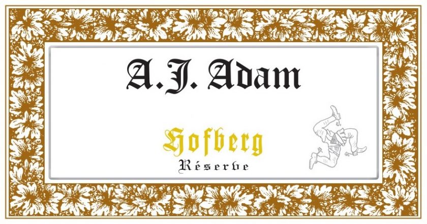 AJ Adam Hofberg Reserve Riesling Trocken