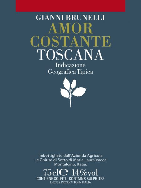 Amor Costante IGT Toscana, Gianni Brunelli