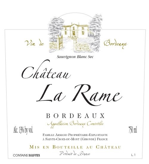 Bordeaux Blanc Sec, La Rame