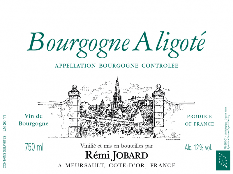 Bourgogne Aligote Domaine Remi Jobard