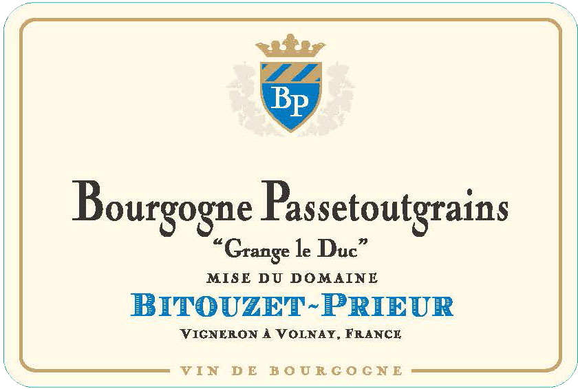 Bourgogne Passetoutgrain Grange le Duc Domaine BitouzetPrieur