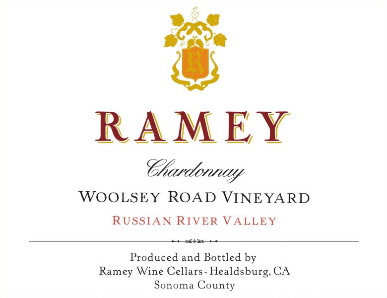 Chardonnay Woolsey Road Ramey Cellars