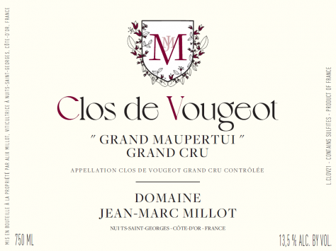 Clos de Vougeot Grand Cru 'Grand Maupertui'