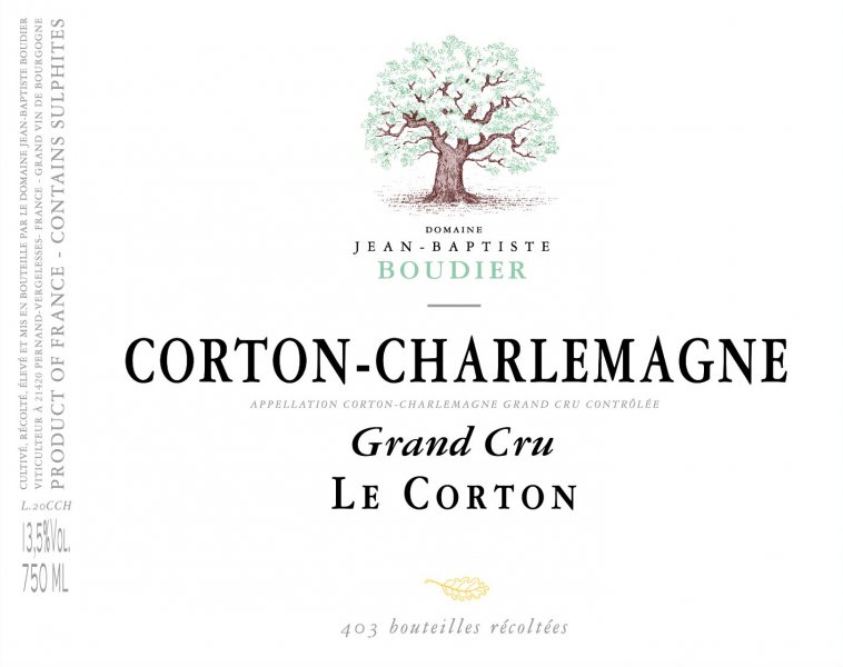CortonCharlemagne Le Corton Grand Cru