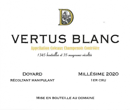 Coteaux Champenois Blanc 'Vertus'