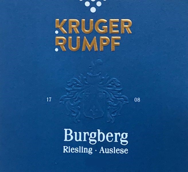KrugerRumpf Dorsheimer Burgberg Riesling Auslese 