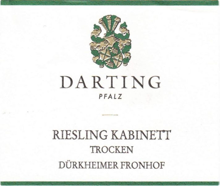 Darting Drkheimer Fronhof Riesling Kabinett Trocken