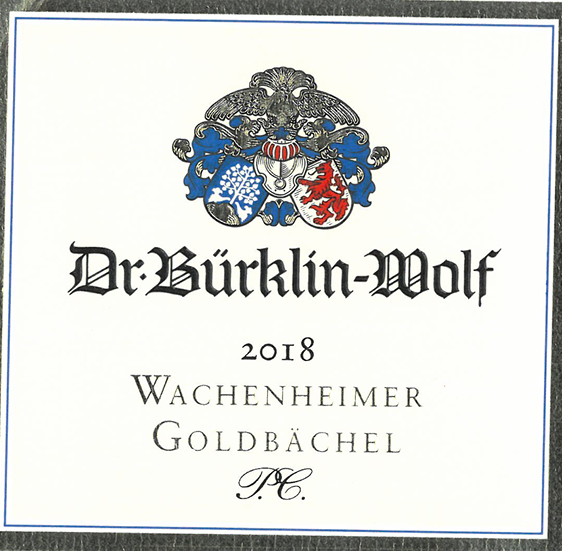 Dr. Bürklin-Wolf Wachenheimer Goldbächel Riesling Trocken PC