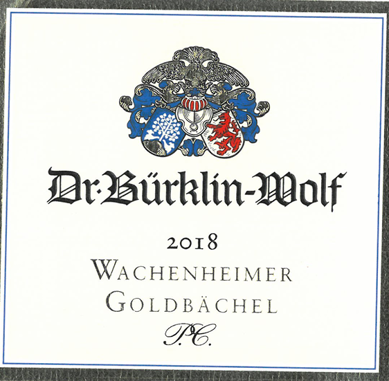 Dr BrklinWolf Wachenheimer Goldbchel Riesling Trocken PC