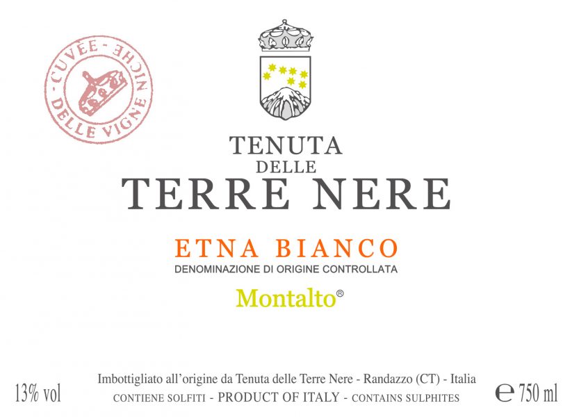 Etna Bianco Le Vigne Niche Montalto Terre Nere