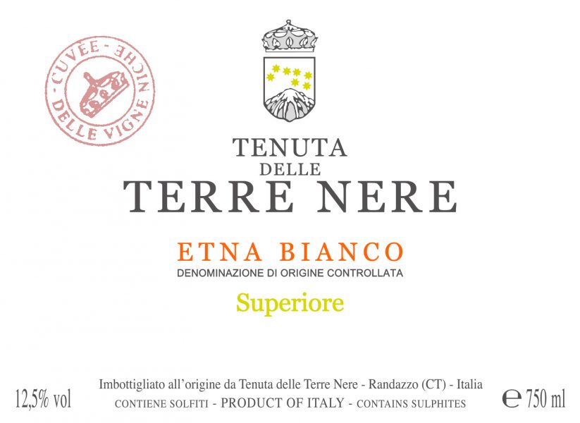 Etna Bianco Superiore Le Vigne Niche Salice Terre Nere