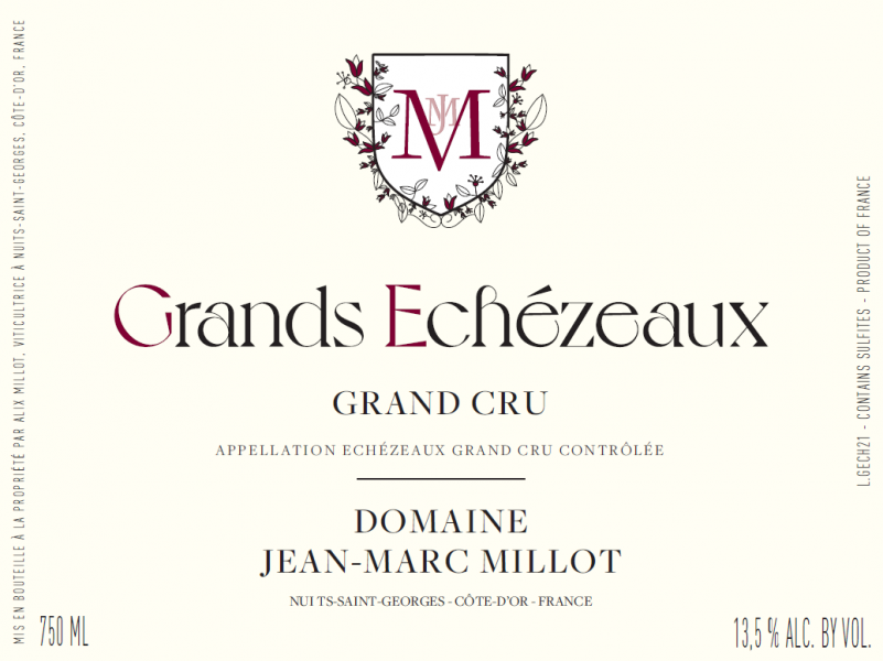GrandsEchezeaux Grand Cru Domaine JeanMarc Millot