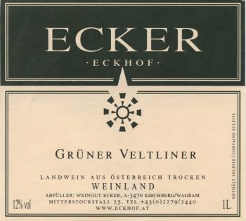 Ecker Grner Veltliner Liter
