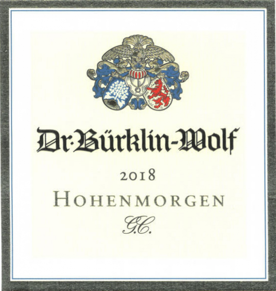 Dr BrklinWolf Hohenmorgen Riesling Trocken GC