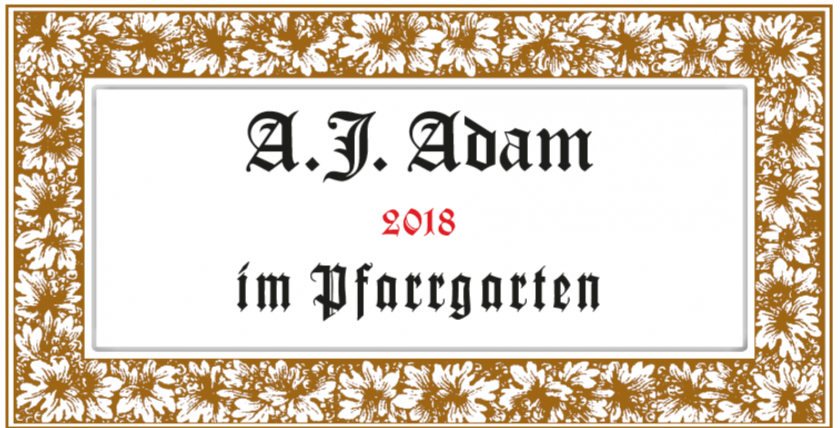 A.J. Adam Dhron 'Im Pfarrgarten' Riesling Feinherb