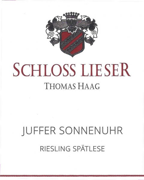 Schloss Lieser Juffer Sonnenuhr Riesling Sptlese