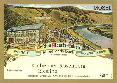 Merkelbach Kinheimer Rosenberg Riesling Spätlese Trocken