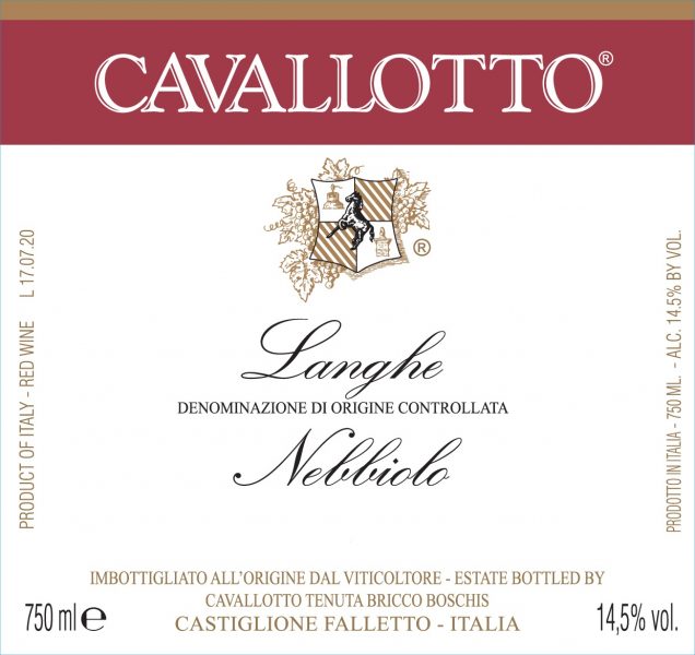 Langhe Nebbiolo Cavallotto MWO