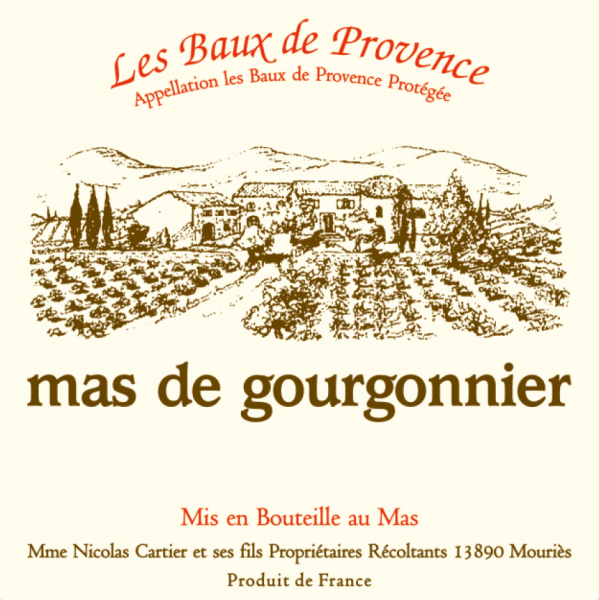 Les Baux de Provence Rose, Mas de Gourgonnier