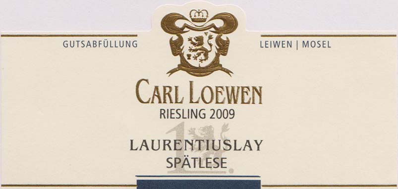 Loewen Leiwener Laurentiuslay Grosse Lage Riesling Sptlese
