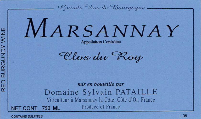 Marsannay Rouge Clos du Roy