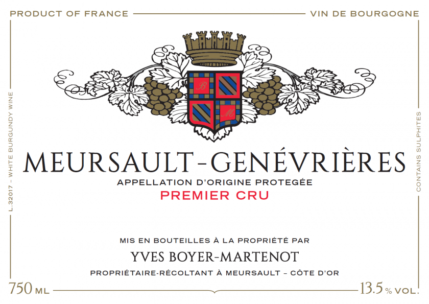 Meursault 1er Genevrieres