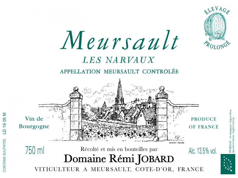 Meursault 1er Poruzot Dessus Elevage Prolonge