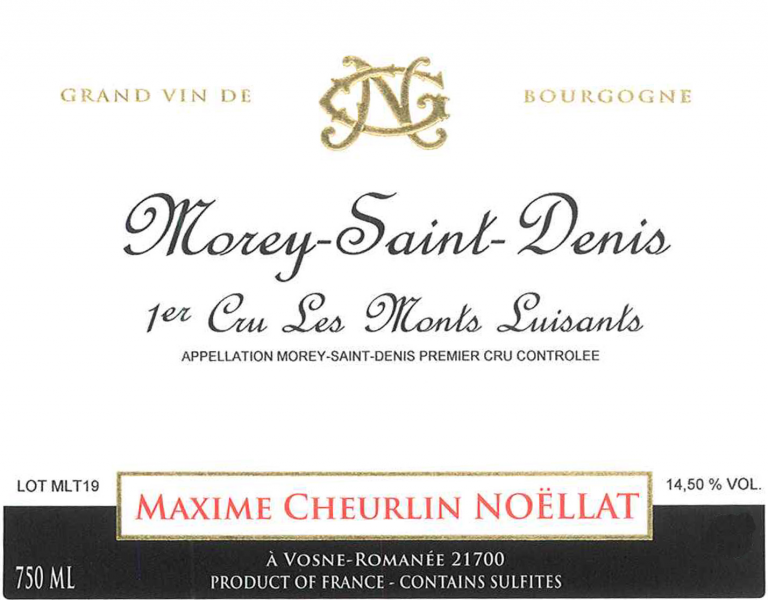 Morey St Denis 1er Les Monts Luisants