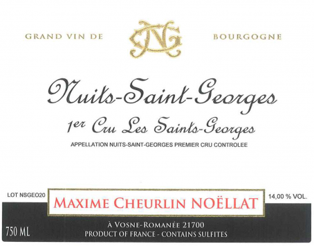 Nuits St. Georges 1er 'Les Saint Georges'