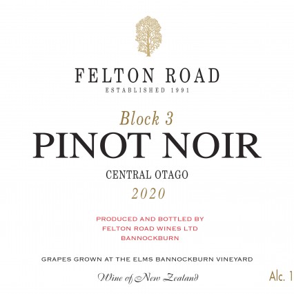 Pinot Noir Block 3 Felton Road