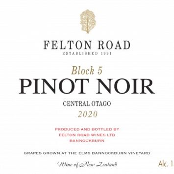 Pinot Noir 'Block 5', Felton Road