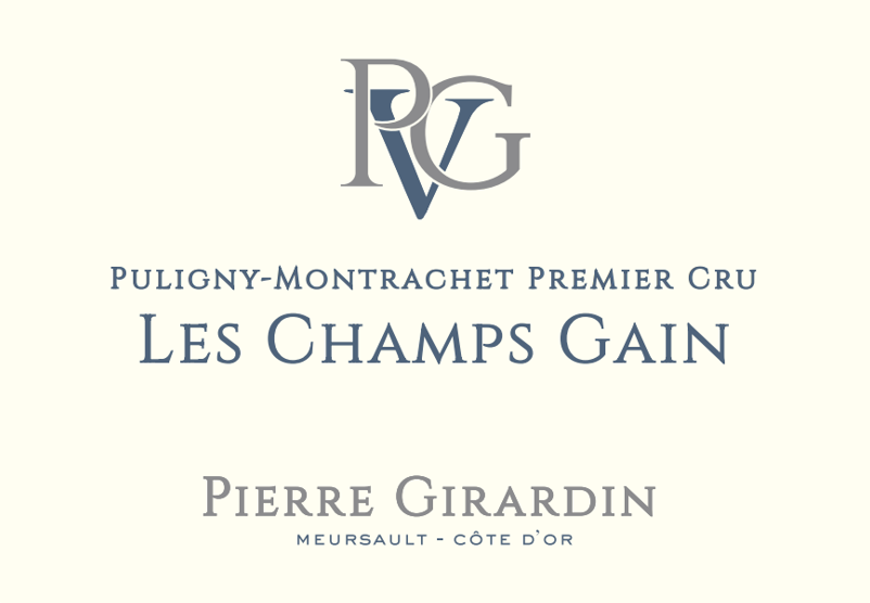 PulignyMontrachet 1er Champ Gain Pierre Girardin